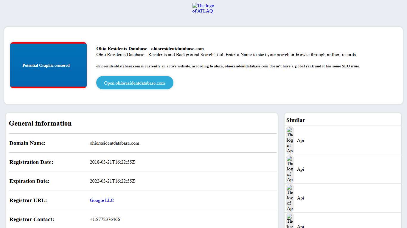 Ohio Residents Database - ohioresidentdatabase.com